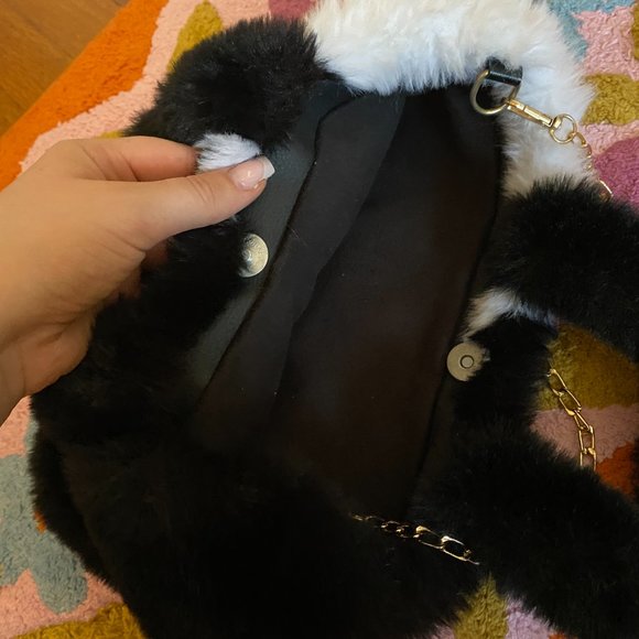 Fuzzy Yin Yang Bag from Dolls Kill - Picture 3 of 6